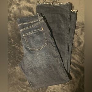 Maurices Everflex Mid-Rise Jeans in Dark Blue